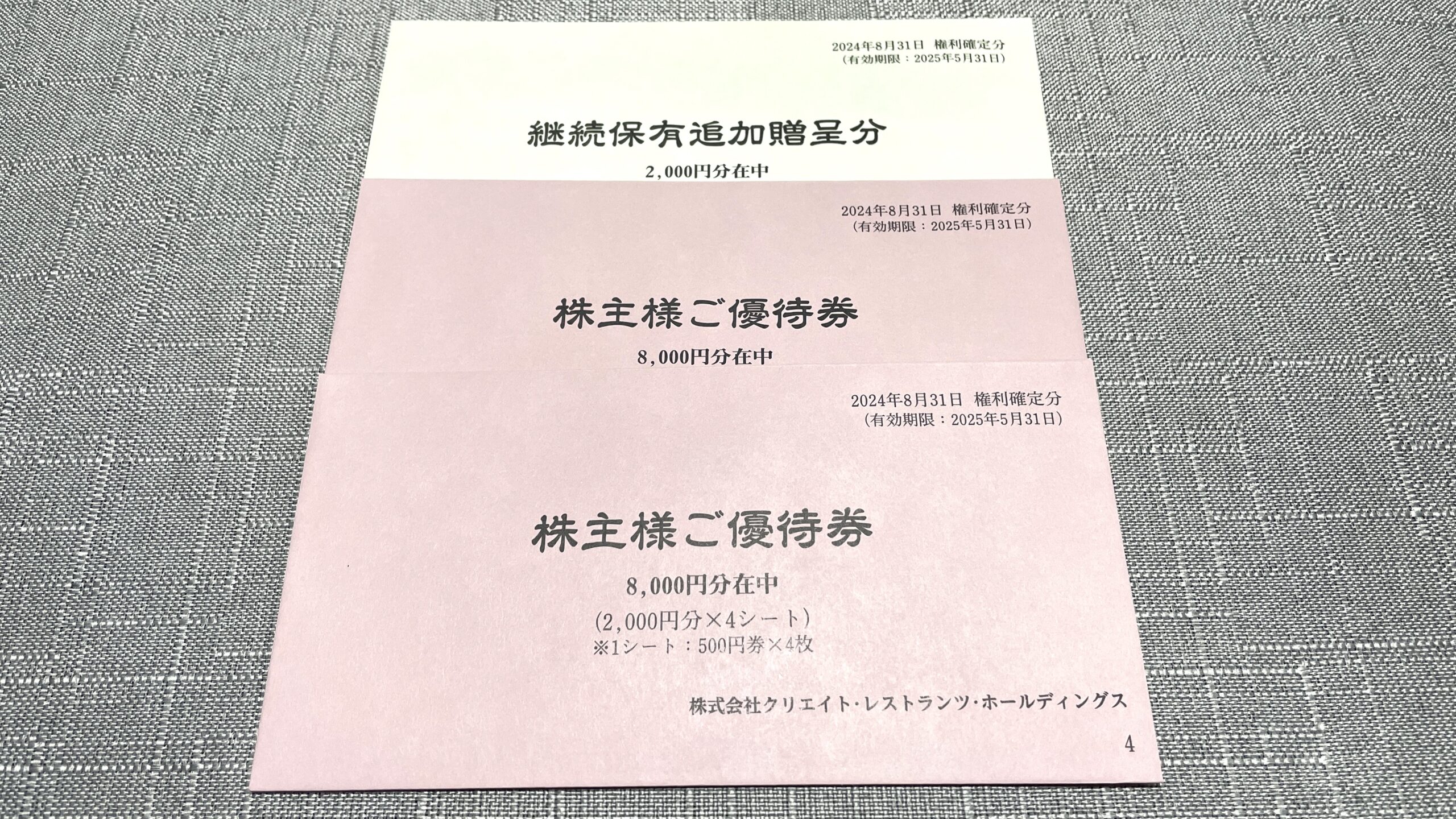 最新 クリエイトレストランツ 株主優待券 1万円分 みずみずし 2025年5月末まで